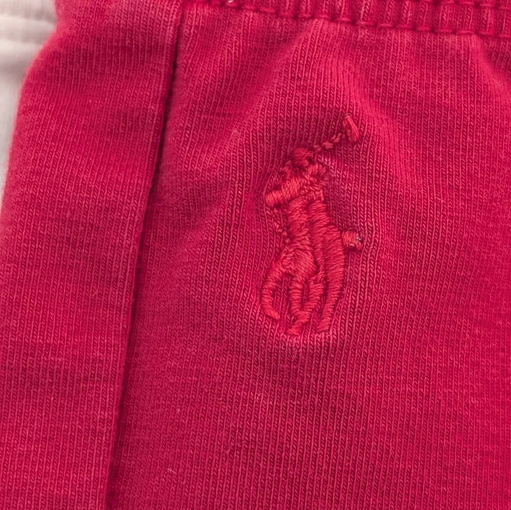 Ralph Lauren Leggings Red Black And White Set Size 18 months